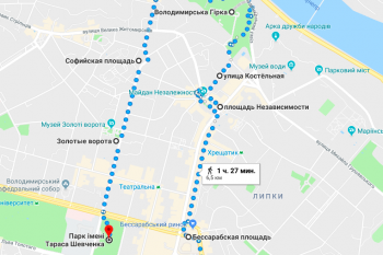 Идея для самостоятельной прогулки по Киеву